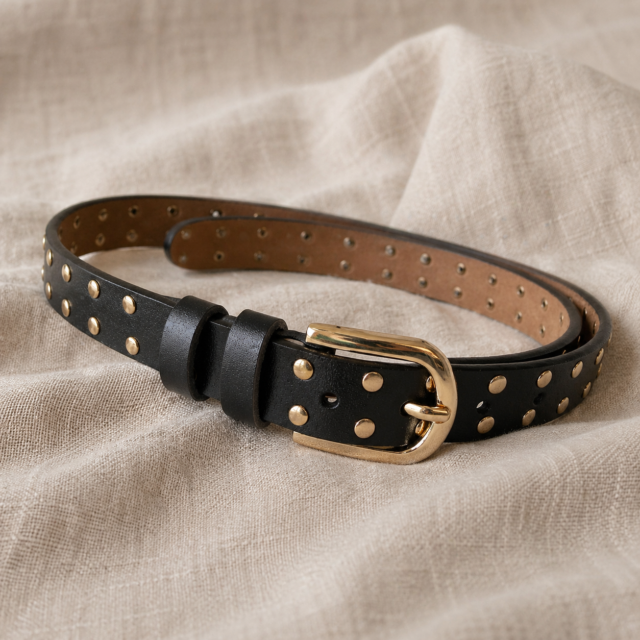 Ceinture Sofia — Boucle dorée