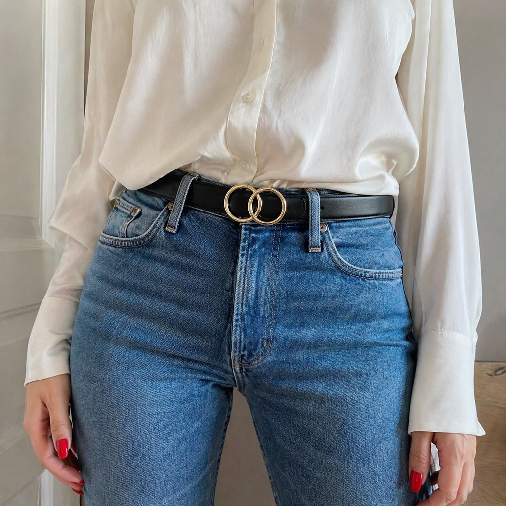 Ceinture Alba — Boucle dorée