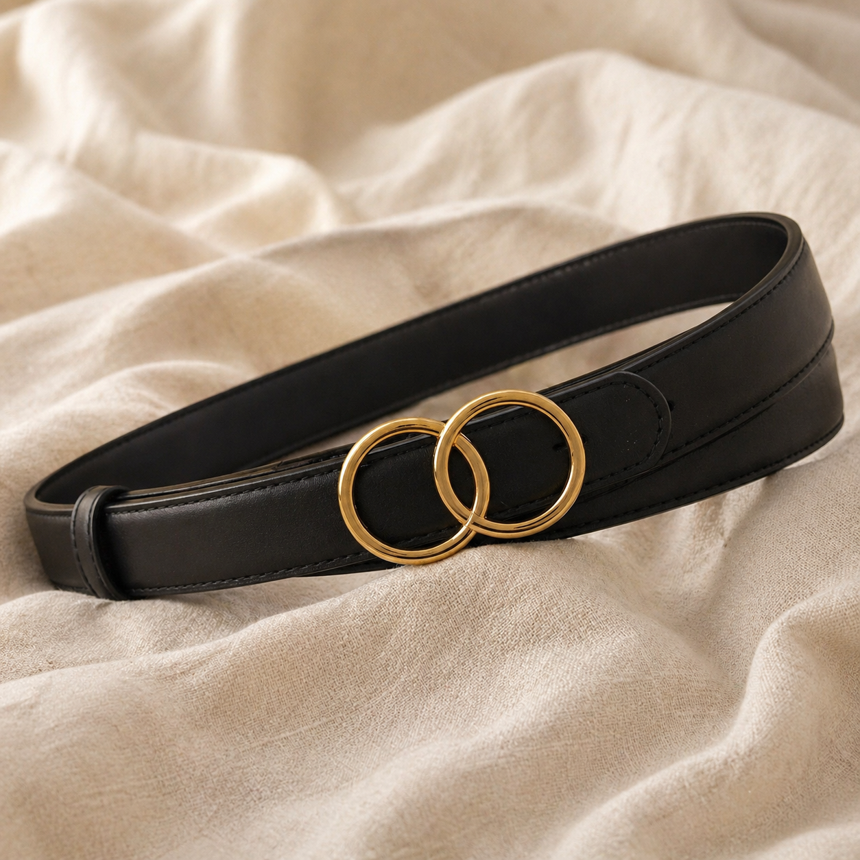Ceinture Alba — Boucle dorée